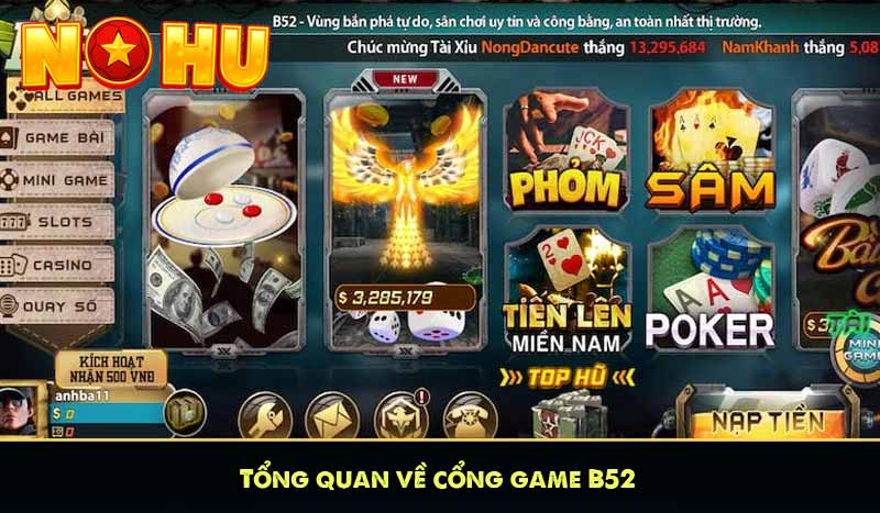B52 - Game Đánh Bài Bom Tấn Uy Tín Tặng Code 52K Miễn Phí 9 Tổng quan về cổng game B52